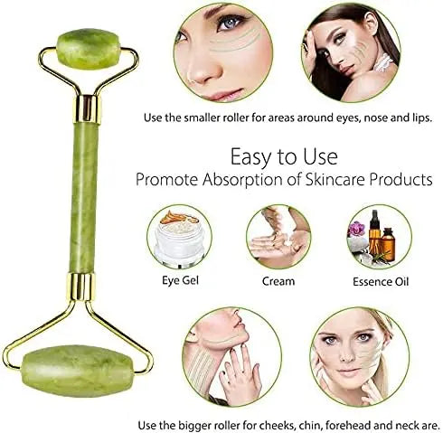 "Natural Jade Stone Face Massager" SmartNest