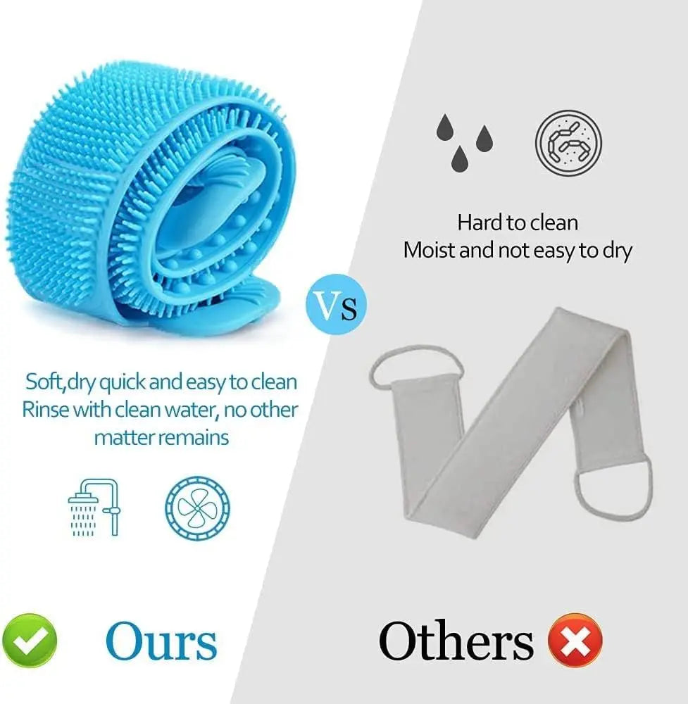 "Silicone Body Scrubber" SmartNest