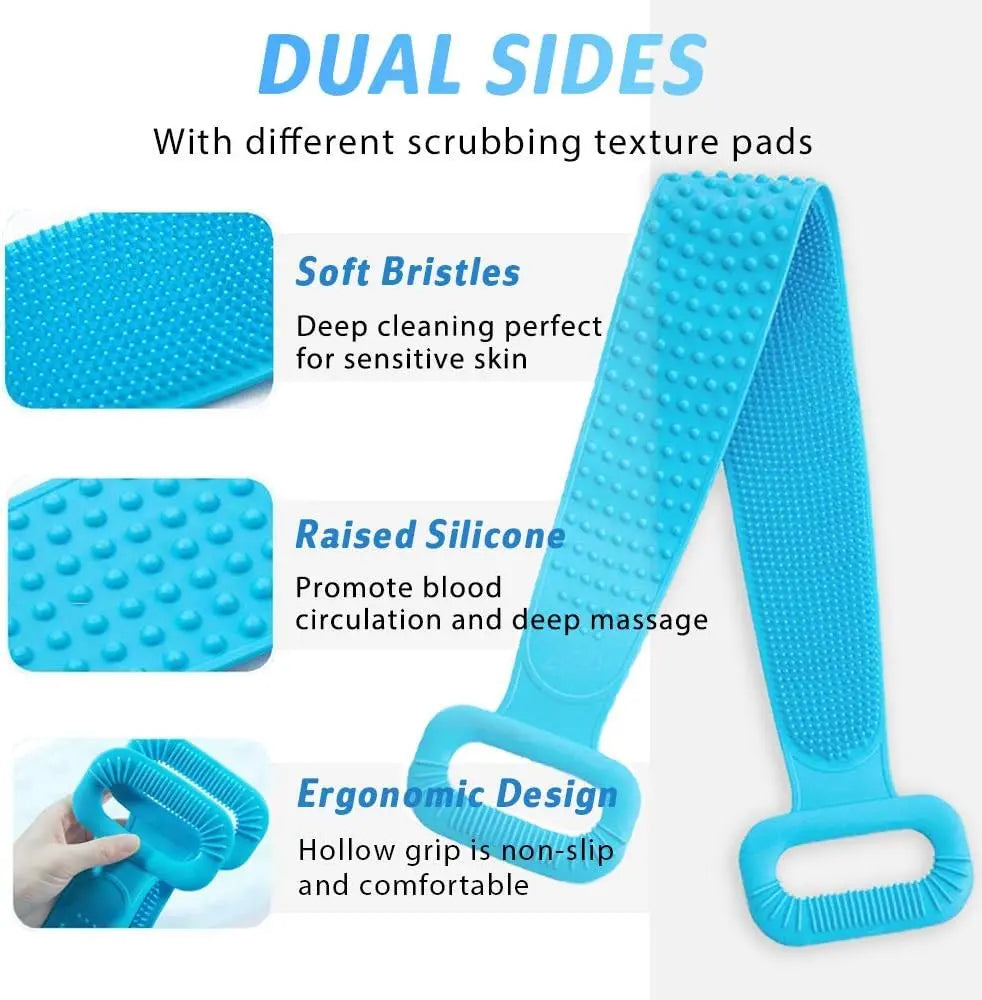 "Silicone Body Scrubber" SmartNest