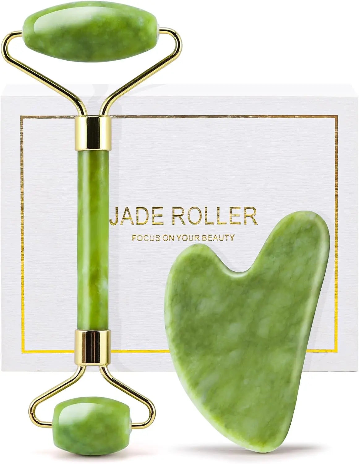 "Natural Jade Stone Face Massager" SmartNest