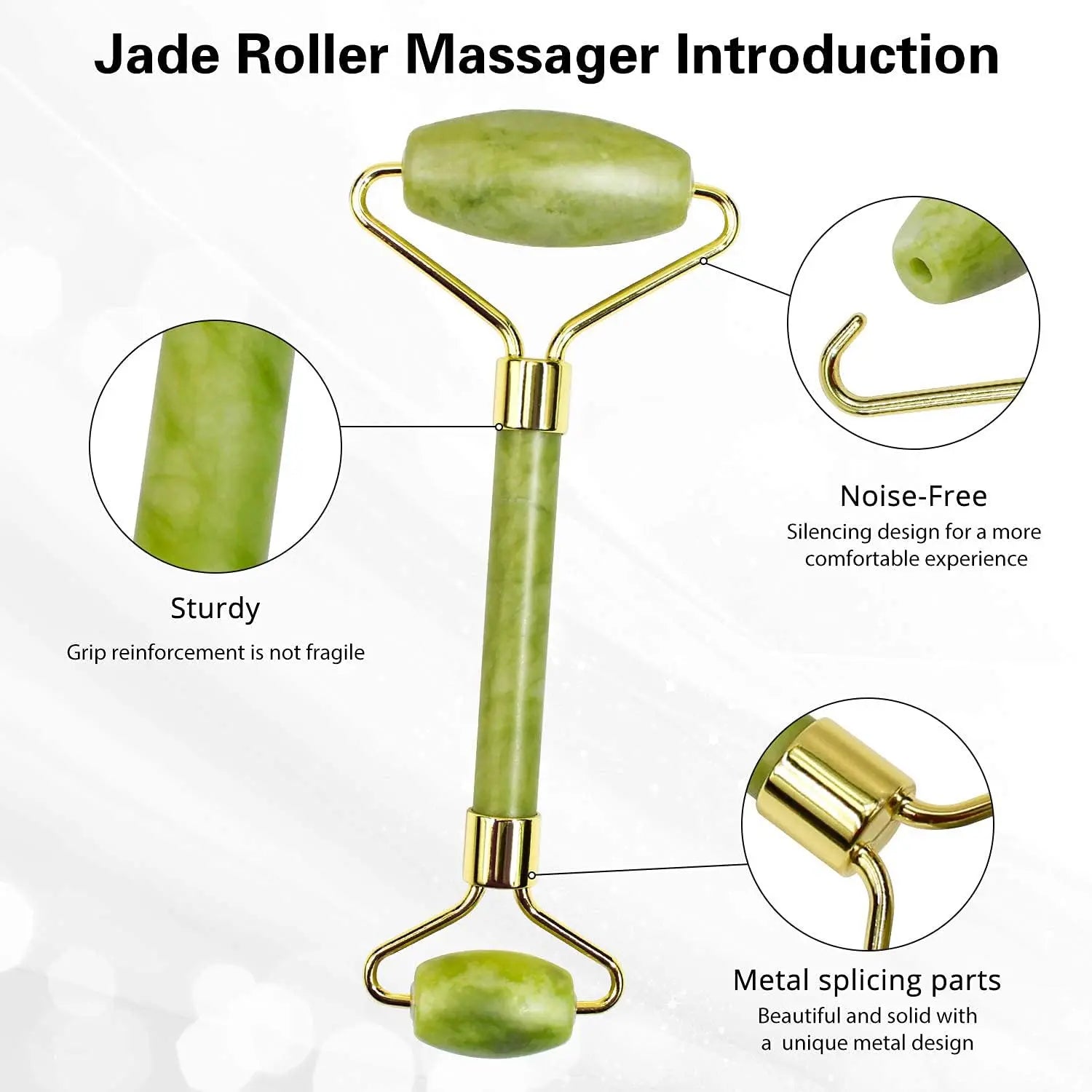 "Natural Jade Stone Face Massager" SmartNest