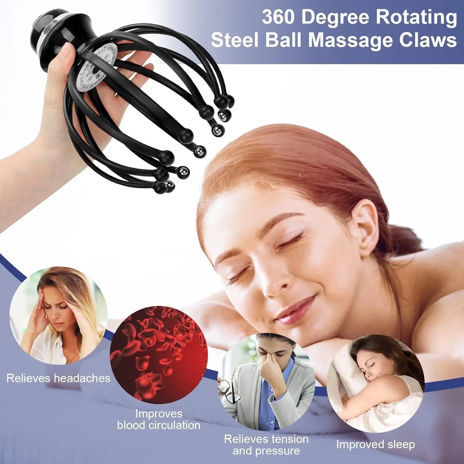 360° Ultra Head Massager SmartNest