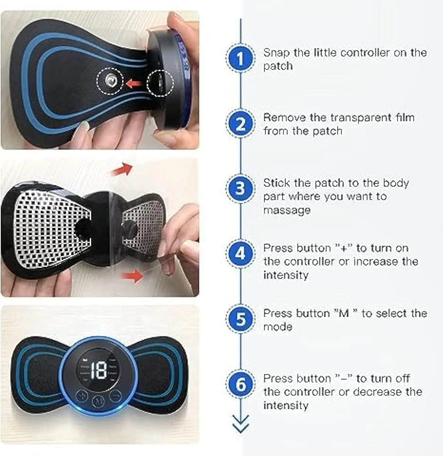 "Electric EMS Neck Massager" SmartNest