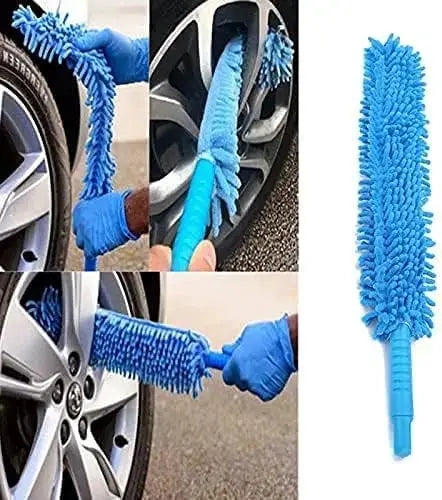 "Flexible Micro Fiber Duster With Stainless Steel Handle for Fan Cleaning" SmartNest