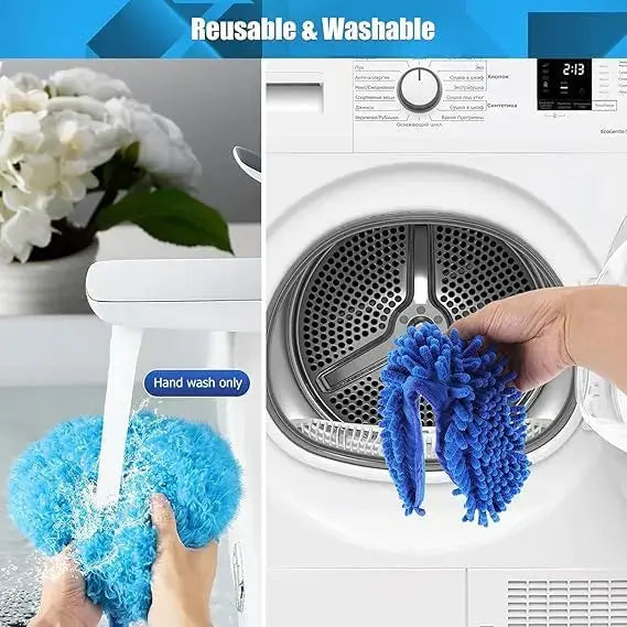 "Flexible Micro Fiber Duster With Stainless Steel Handle for Fan Cleaning" SmartNest