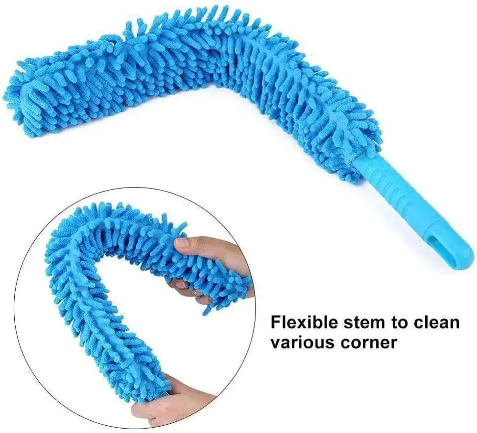 "Flexible Micro Fiber Duster With Stainless Steel Handle for Fan Cleaning" SmartNest