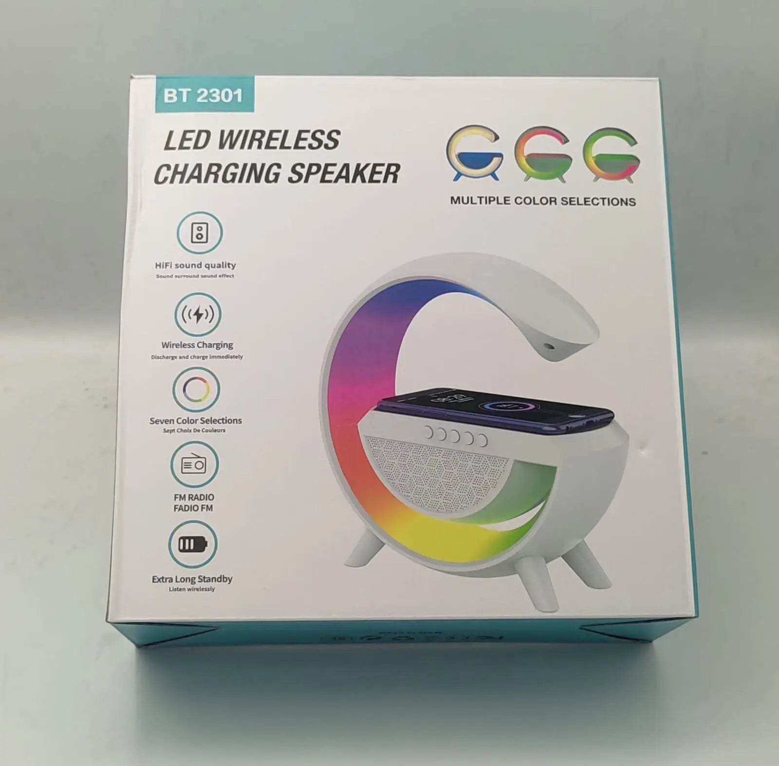 Led Wireless Charger Speaker Essentia