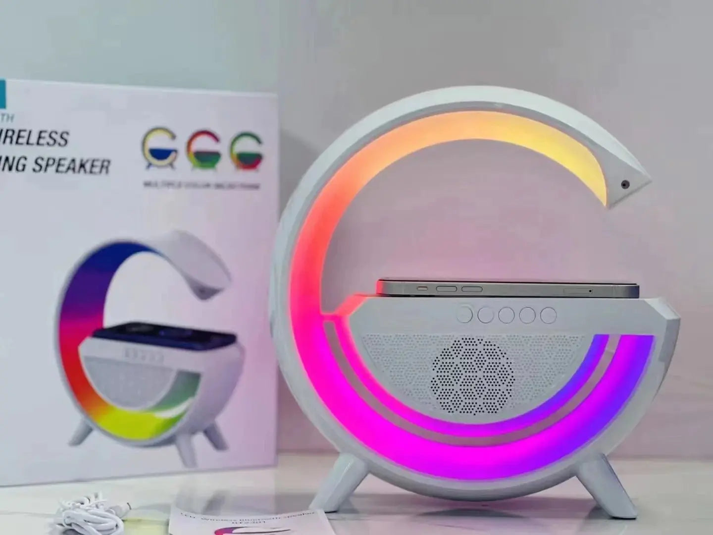 Led Wireless Charger Speaker Essentia